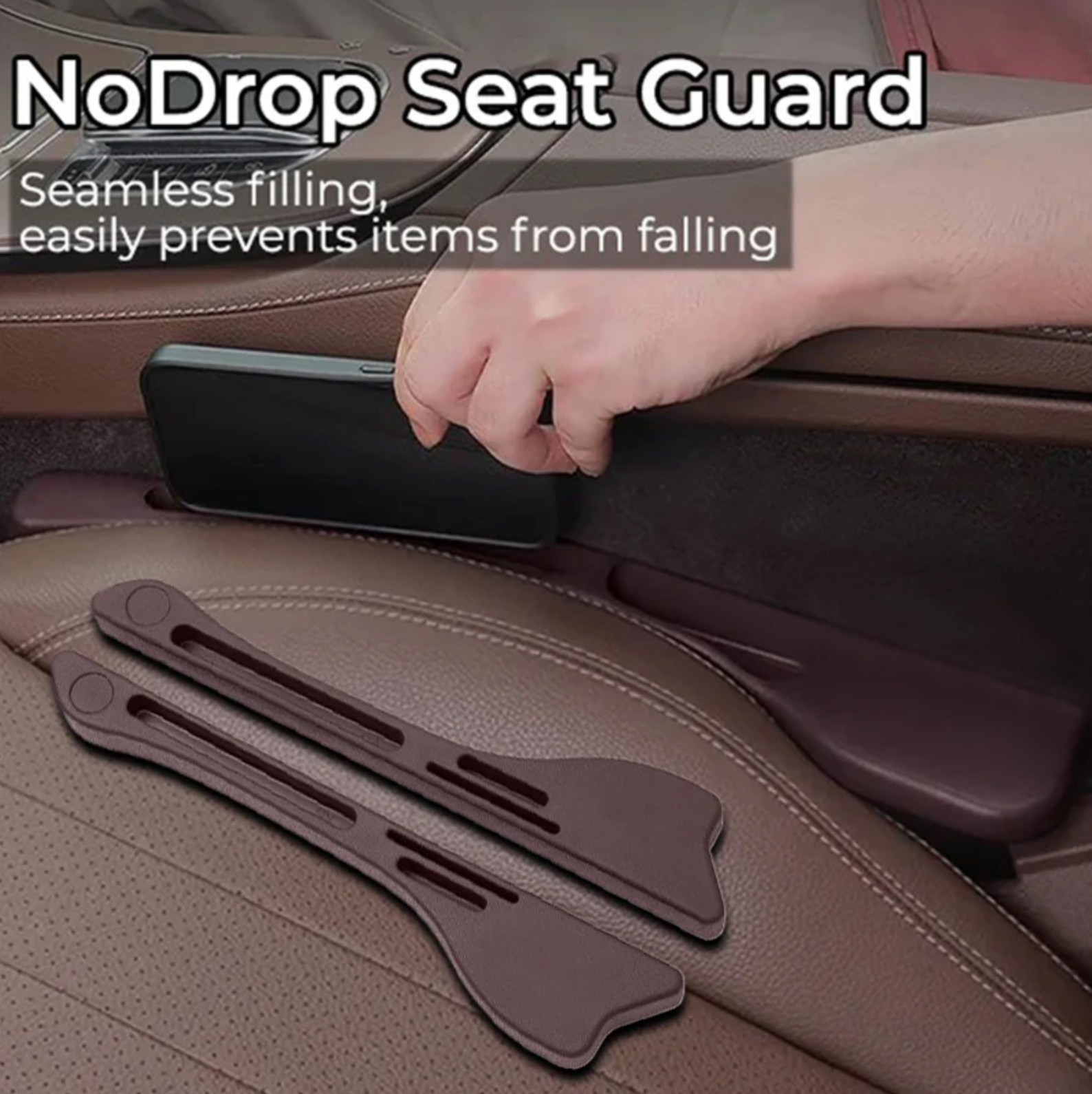 NoDrop Car Seat Gap Filler (1 Pair)