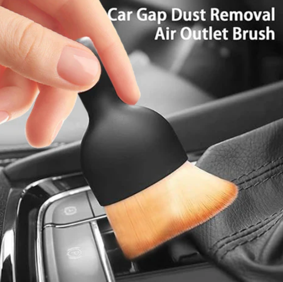 Car Interior Detailing Brush with Protective Cover