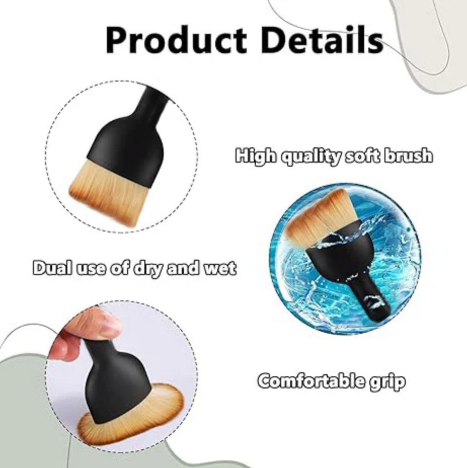 Car Interior Detailing Brush with Protective Cover